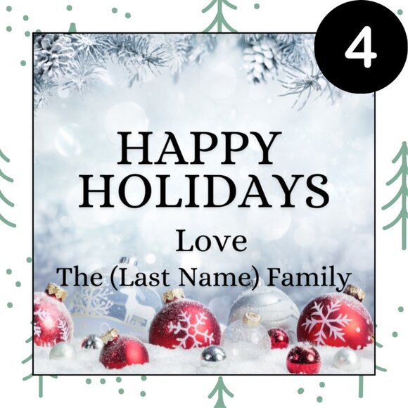 Holiday Thank You Cards & Stickers - Picture 5 of 5